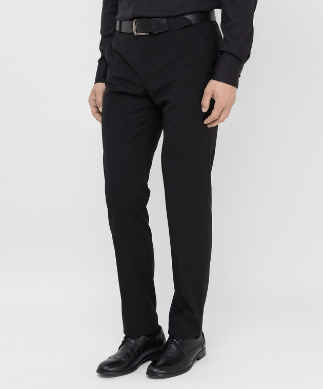 Prada Черные брюки из шерсти UPA8411W1T изображение 3
