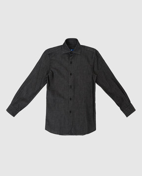Stefano Ricci Детская темно-серая рубашка YC004850EX1801