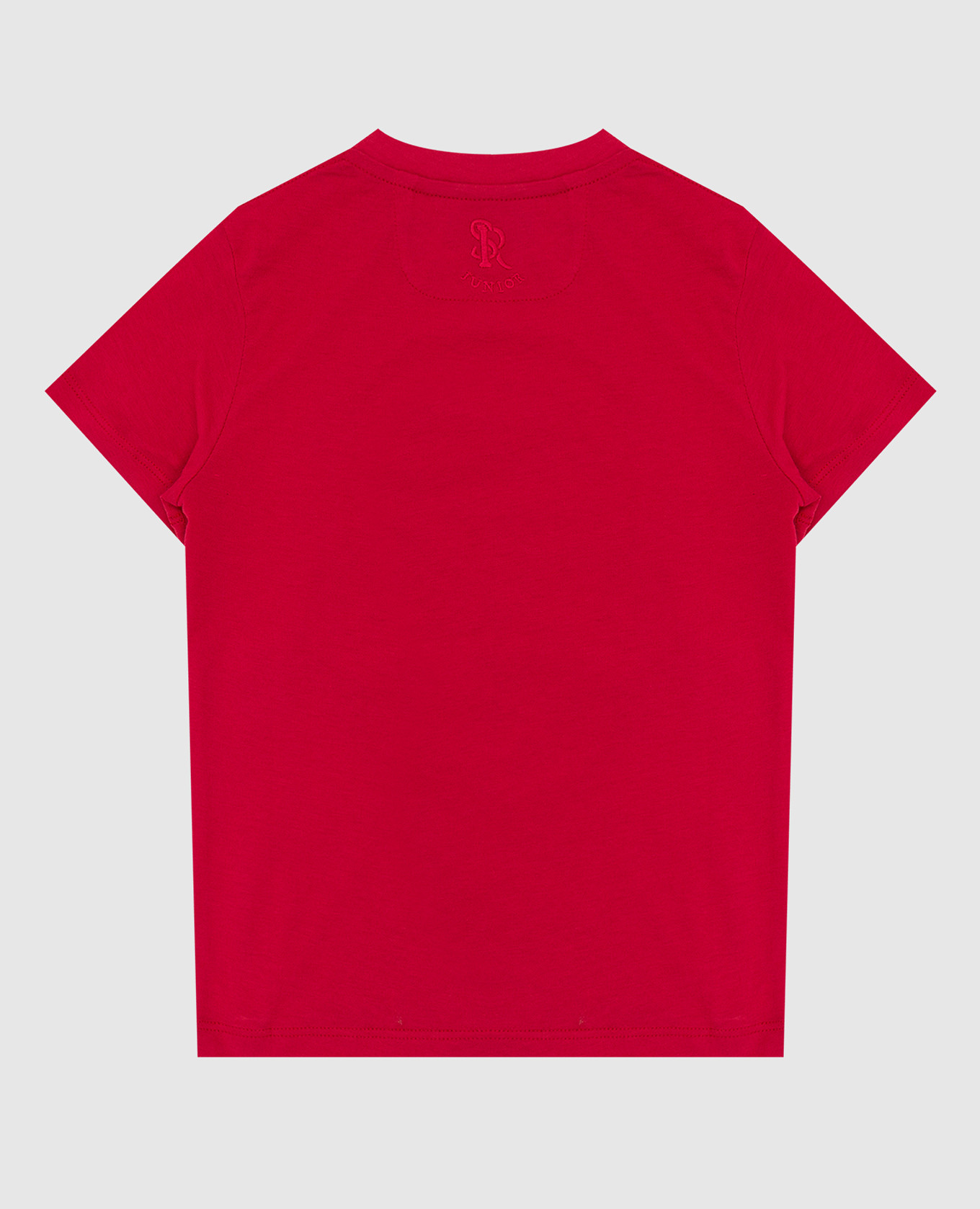 Stefano Ricci Детская красная футболка с вышивкой YNH7200050803 изображение 2