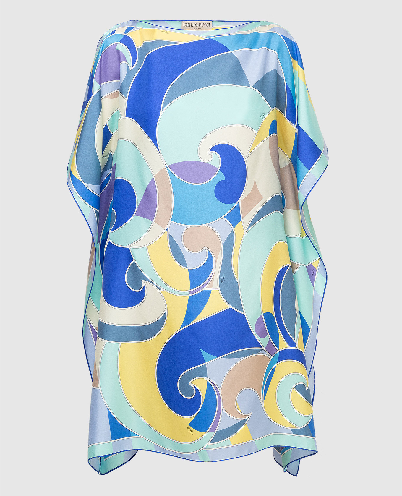 

Туника из шелка EMILIO PUCCI, Синий, Платья Миди