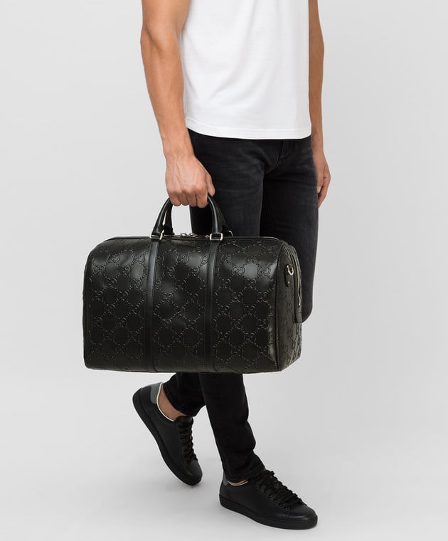 Gucci Черная кожаная сумка 6257681W3CN изображение 2