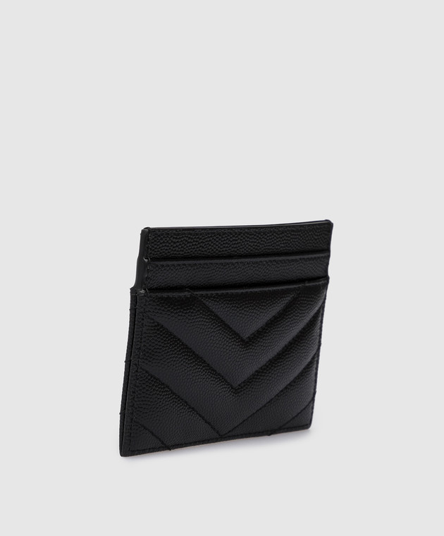 Saint Laurent Кожаный картхолдер с эмблемой 423291BOW01 изображение 2