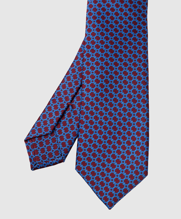 Stefano Ricci Детский шелковый галстук в узор YCH37030 изображение 3