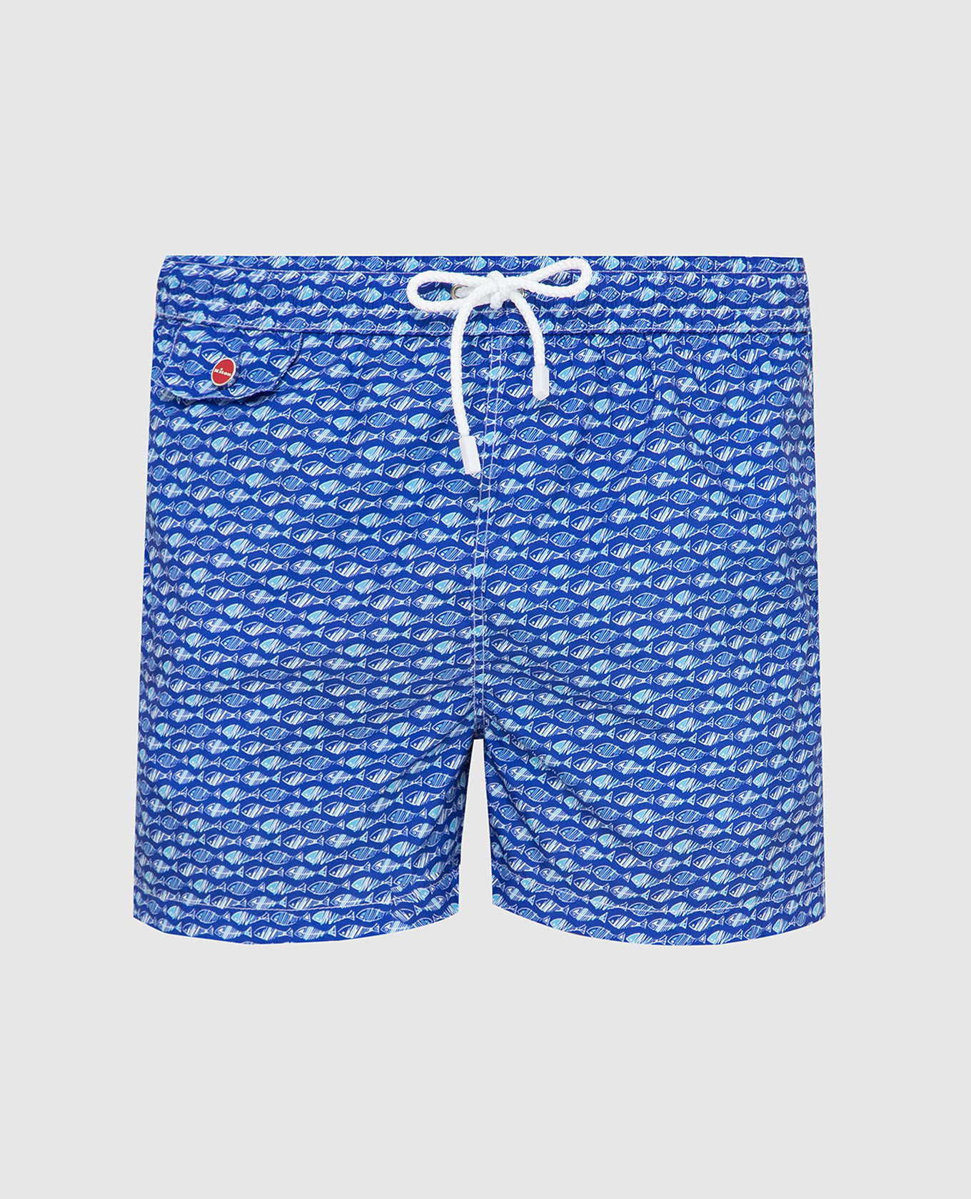 

Плавательные шорты с узором Kiton, Синий, Плавательные шорты