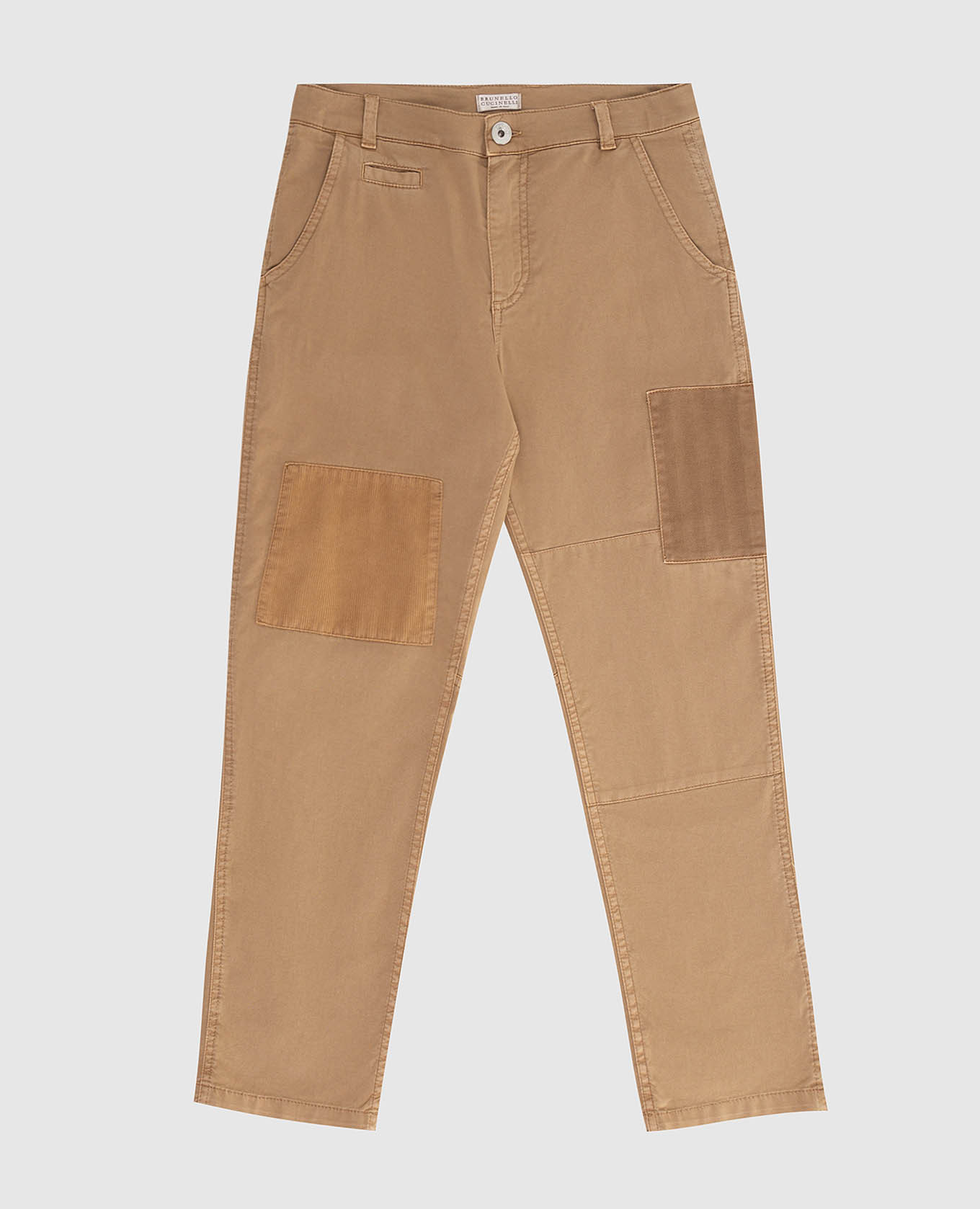 

Детские брюки Brunello Cucinelli, Бежевый, Повседневные брюки casual