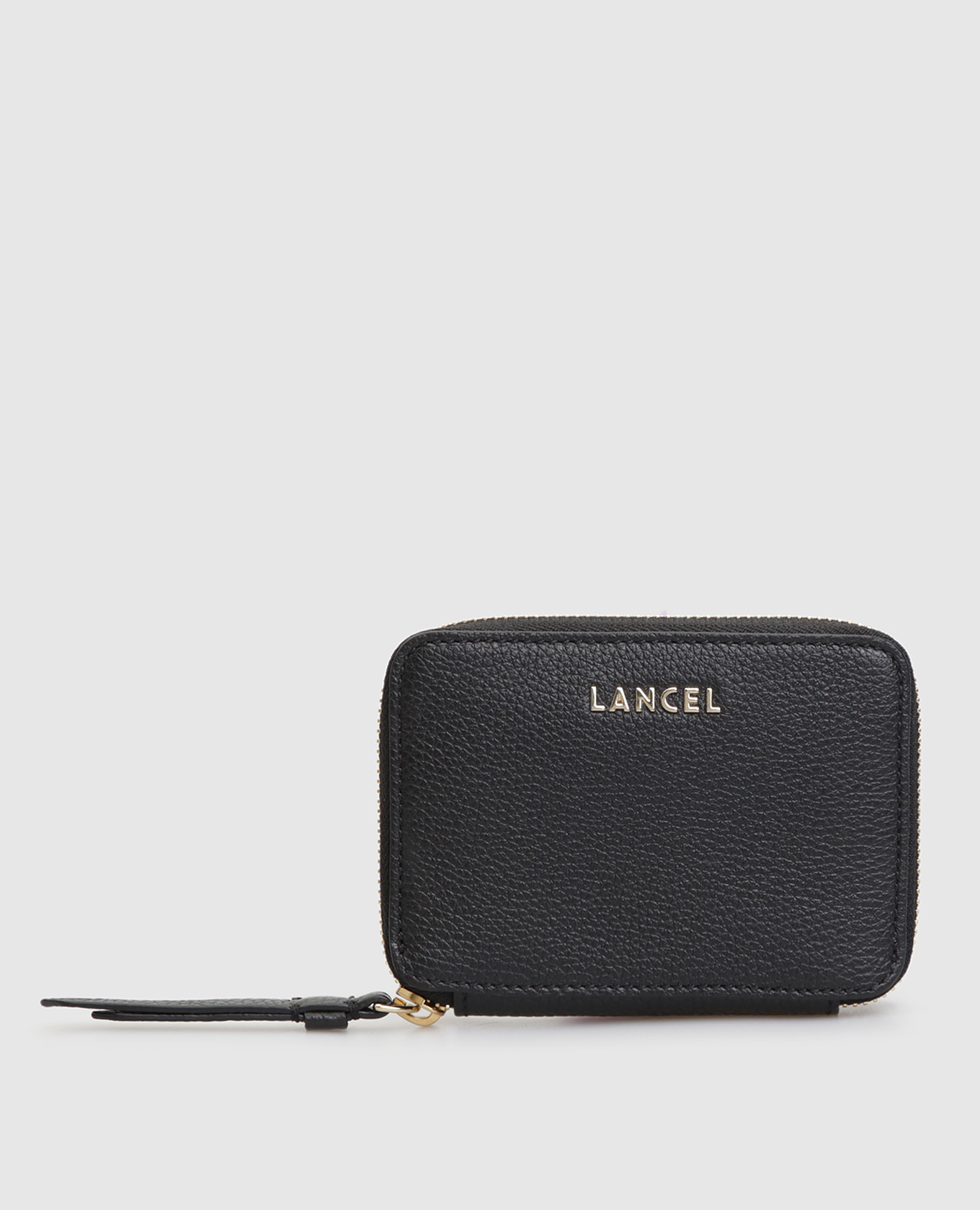 Черный кожаный кошелек Lettrines de Lancel Черный кожаный кошелек Lettrines de Lancel